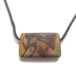5/$20 - Polymer Clay Pendant Necklace